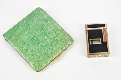 Lot 842 - A vintage Jolie lighter, with black enamel...