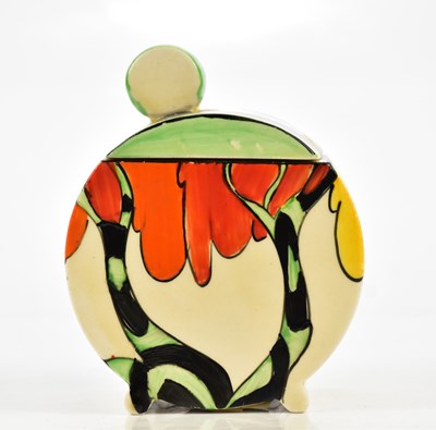 Lot 2219 - CLARICE CLIFF; a Fantastique Bonjour shaped...