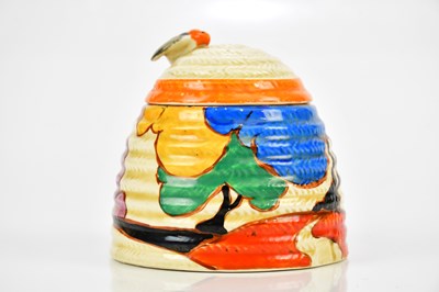 Lot 2216 - CLARICE CLIFF; a Fantastique Beehive honeypot...