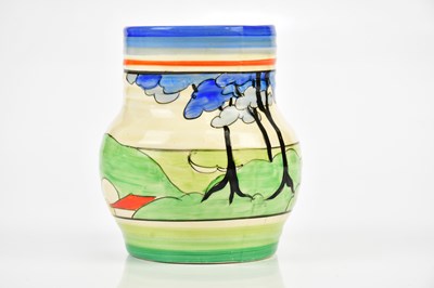 Lot 2195 - CLARICE CLIFF; a Bizarre range 565 shape vase...