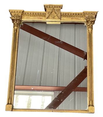 Lot 42 - MASONIC INTEREST; a late 19th century gilt...