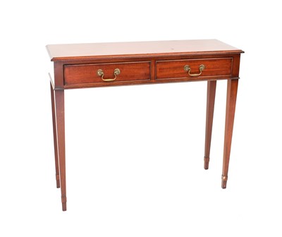 Lot 27 - A reproduction hall table with two frieze...