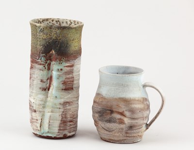 Lot 493 - RACHEL WOOD (born 1962); a cylindrical...