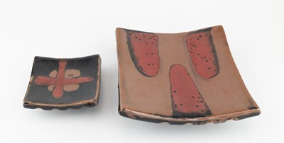 Lot 236 - JAMES HAKE (born 1979); a square stoneware...