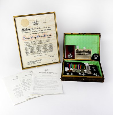 Lot 537 - THE ORDER OF ST JOHN JERUSALEM; two medals, an...