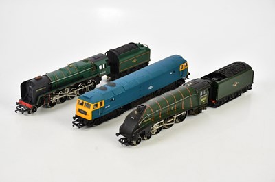Lot 343 - HORNBY; three boxed locomotives including BR...