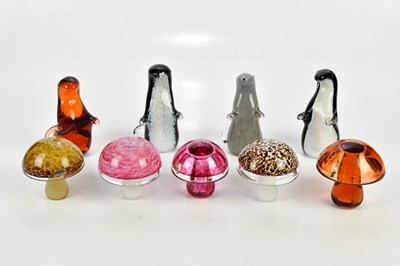 Lot 2550 - WEDGWOOD; a collection of nine glass...
