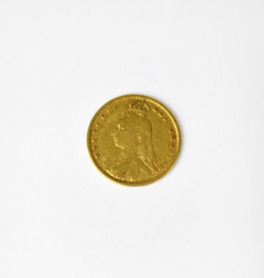 Lot 705 - A Victorian half sovereign, 1892.