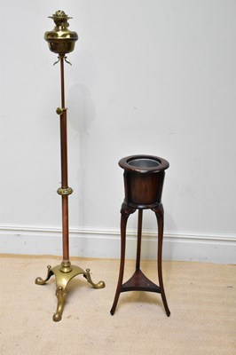 Lot 1806 - A Victorian copper and brass telescopic oil...