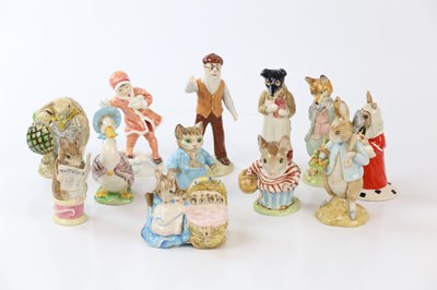 Lot 2529 - BESWICK; a collection of Beatrix Potter...