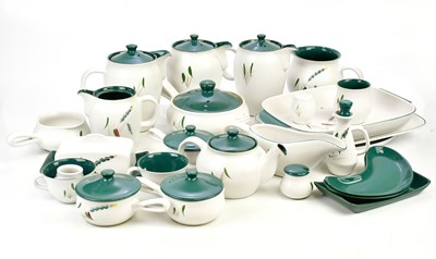 Lot 2380 - DENBY; an extensive collection of 'Green Wheat'...