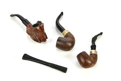 Lot 1644 - PETERSONS OF DUBLIN; a vintage pipe together...