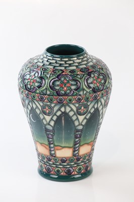 Lot 2217 - BEVERLEY WILKES FOR MOORCROFT; a trial vase...