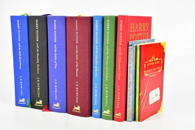 Lot 1836 - ROWLING (J.K); a set of seven Harry Potter De...