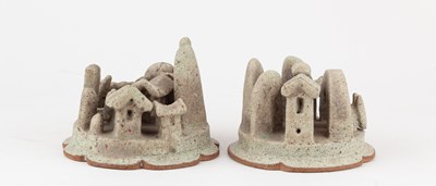 Lot 220 - IAN GODFREY (1942-1992); two stoneware...
