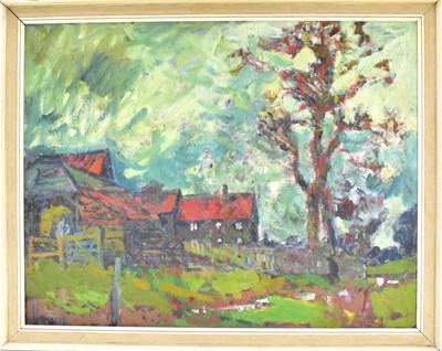 Lot 1317 - NORMAN LAYCOCK (BRITISH, 1920-1985); oil on...