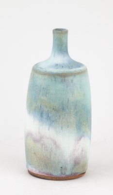 Lot 35 - ANDREW DAVIDSON; a spiral thrown stoneware...