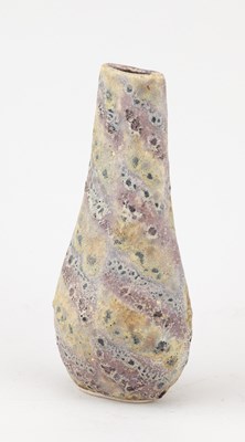 Lot 31 - ANDREW DAVIDSON; a flattened stoneware vase...