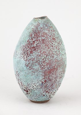 Lot 37 - ANDREW DAVIDSON; an ovoid stoneware vase...