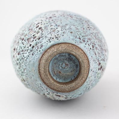 Lot 37 - ANDREW DAVIDSON; an ovoid stoneware vase...