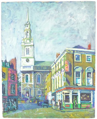 Lot 1321 - NORMAN LAYCOCK (BRITISH, 1920-1985); oil on...