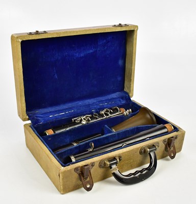 Lot 2643 - BOOSEY & HAWKE; a ‘77’ clarinet, cased.