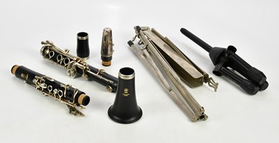 Lot 1558 - YAMAHA; a Model 255 clarinet, cased, together...