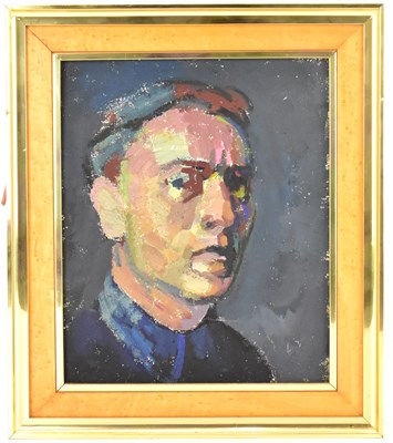 Lot 1324 - NORMAN LAYCOCK; (BRITISH, 1920-1985); oil on...
