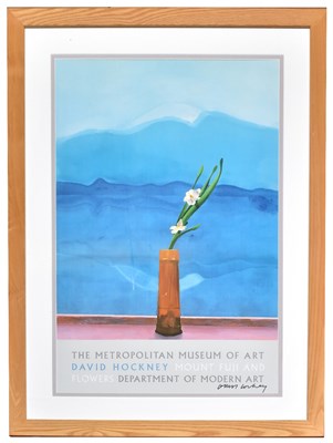 Lot 1126 - DAVID HOCKNEY; a signed coloured lithograph...