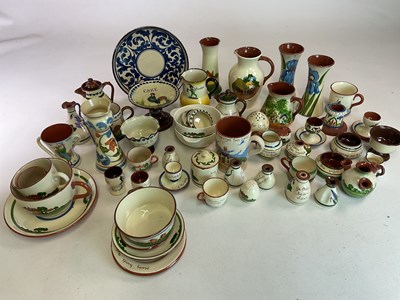 Lot 276 - DEVON POTTERY; a very large collection of...
