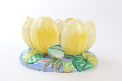 Lot 2501 - CLARICE CLIFF NEWPORT POTTERY; a Waterlily...