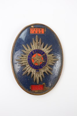 Lot 1495 - An early Guild of Master Motorists membership...