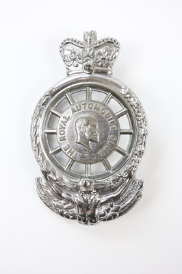 Lot 1497 - A Royal Automobile Club membership bumper...
