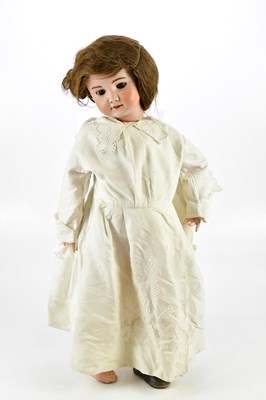 Lot 29 - SFBJ, PARIS; a French bisque headed doll with...
