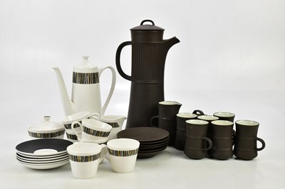 Lot 2382 - DANSK; a Danish coffee service with fluted...
