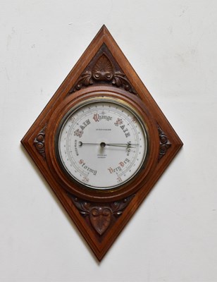 Lot 1445 - SPIRIDION & SON, OPTICIANS CARDIFF; an oak...