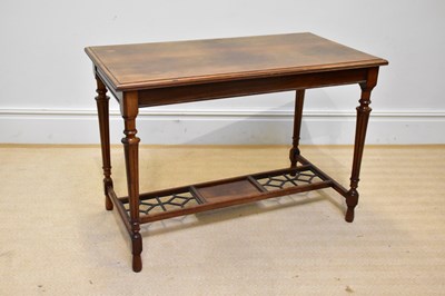 Lot 1294 - A late Victorian rosewood rectangular centre...