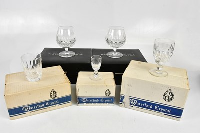 Lot 2577 - WATERFORD; a collection of crystal glasses,...
