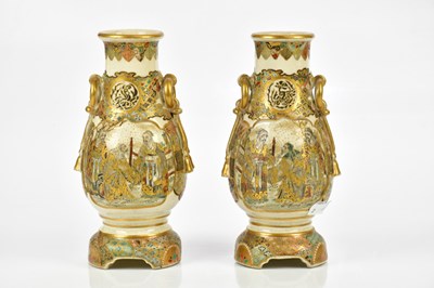 Lot 2617 - A pair of early 20th century Japanese Satsuma...
