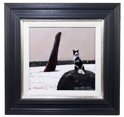 Lot 1241 - PETER BROOK (1927-2009); oil on board, ‘Long...