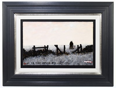 Lot 1240 - PETER BROOK (1927-2009); oil on board, ‘I’m...