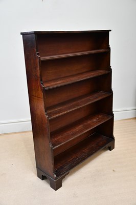 Lot 1321 - A 19th century mahogany freestanding bookcase...