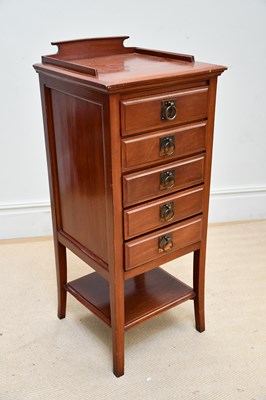 Lot 1292 - An early 20th century five drawer music...