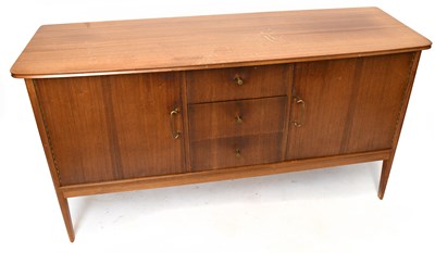 Lot 1705 - VANSON; a mid-century teak sideboard, with...