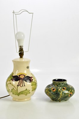 Lot 2318 - MOORCROFT; a second quality 'Phoenix' pattern...