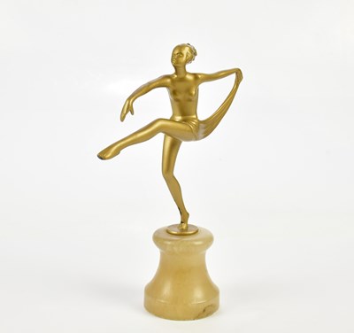 Lot 1700 - AFTER JOSEF LORENZL (1892-1950); a gilt...