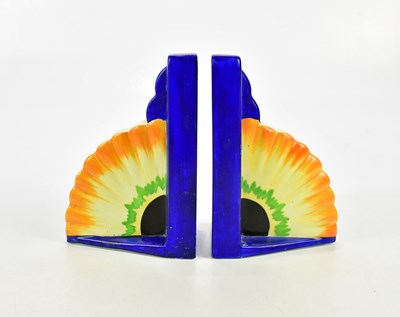 Lot 2241 - CARLTON WARE; a pair of Art Deco style...