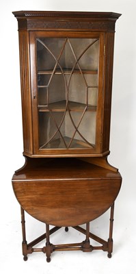 Lot 1637 - An early 20th century mahogany freestanding...