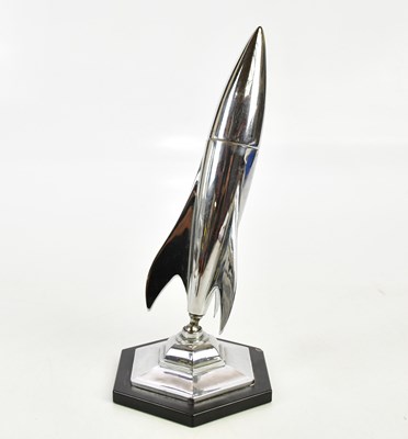 Lot 2096 - PLANET; an Art Deco table lighter modelled as...