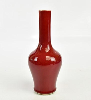 Lot 2601 - A modern Chinese sang de boeuf glazed vase,...